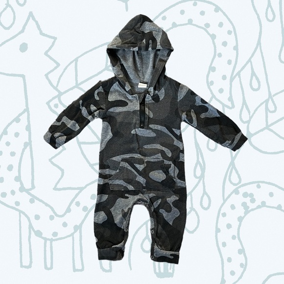 Camo Baby Coverall - Picture 1 of 2